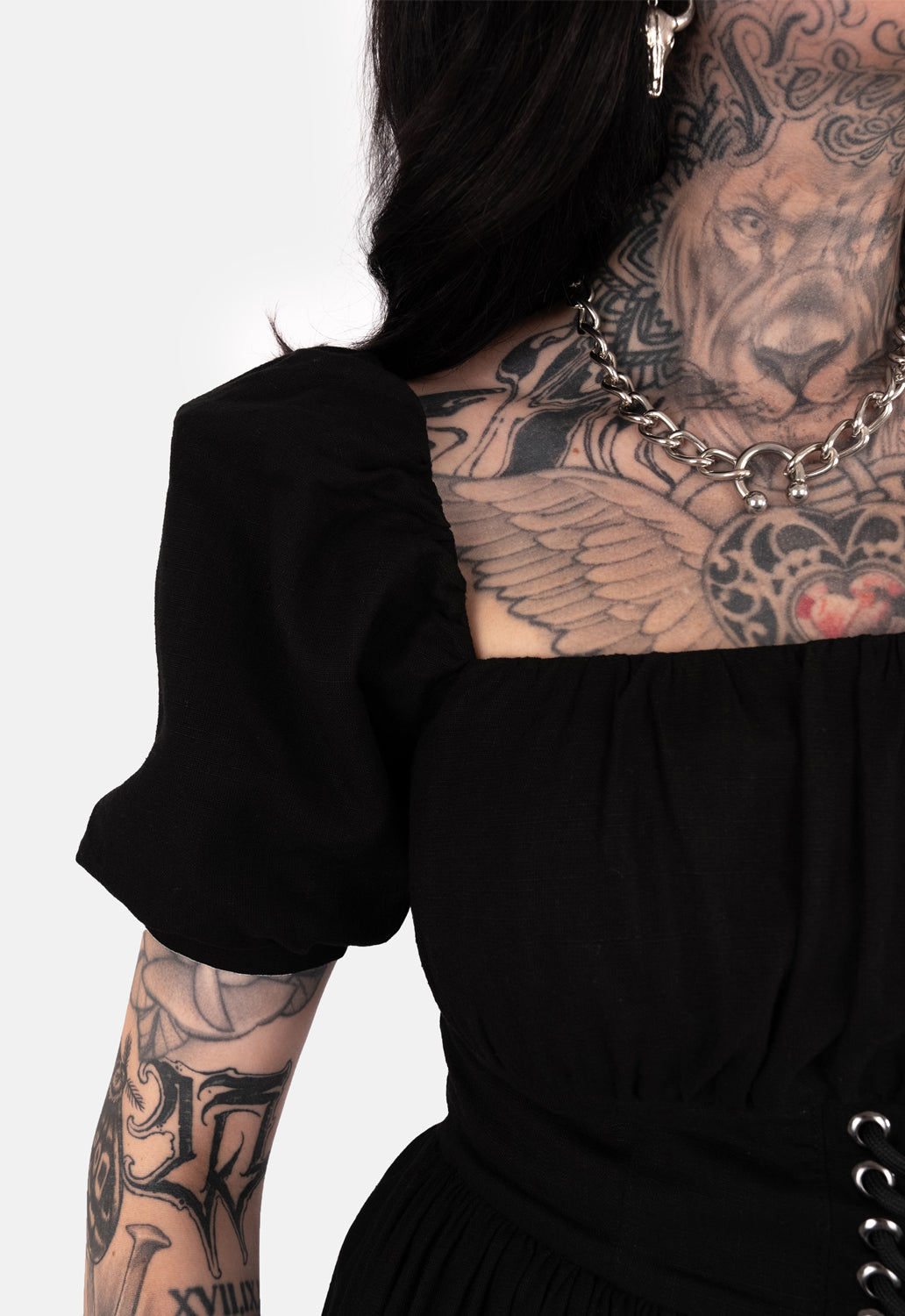 Rowan Lace Up Mini Dress