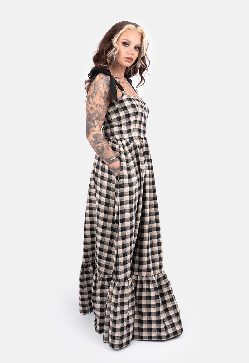 Ruby Tie Strap Maxi Dress