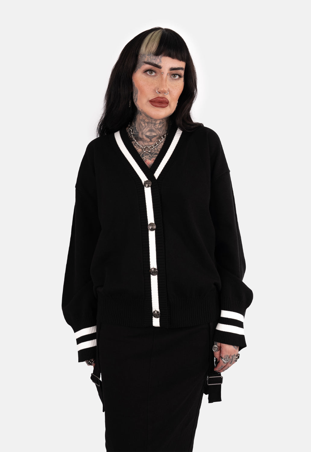 【GRANCY】DestructionDesign BigCardigan Sabrina Oversized Cardigan – DMG SCY