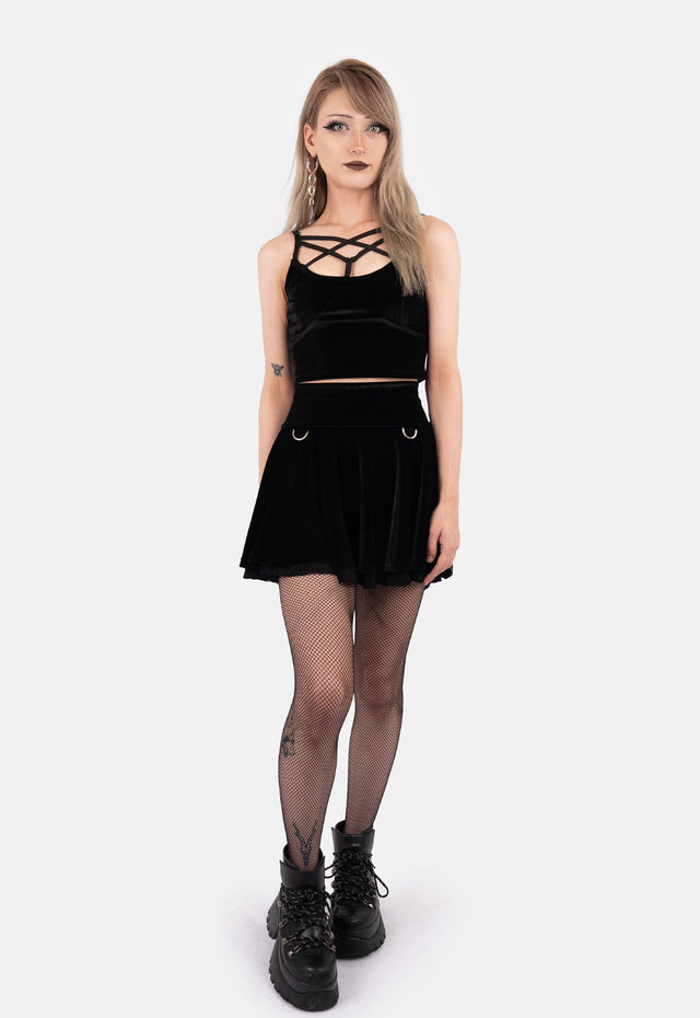 Salem Cross Strap Crop Top