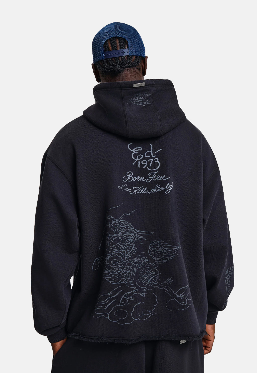 Shadow Graphic Relax Hoodie