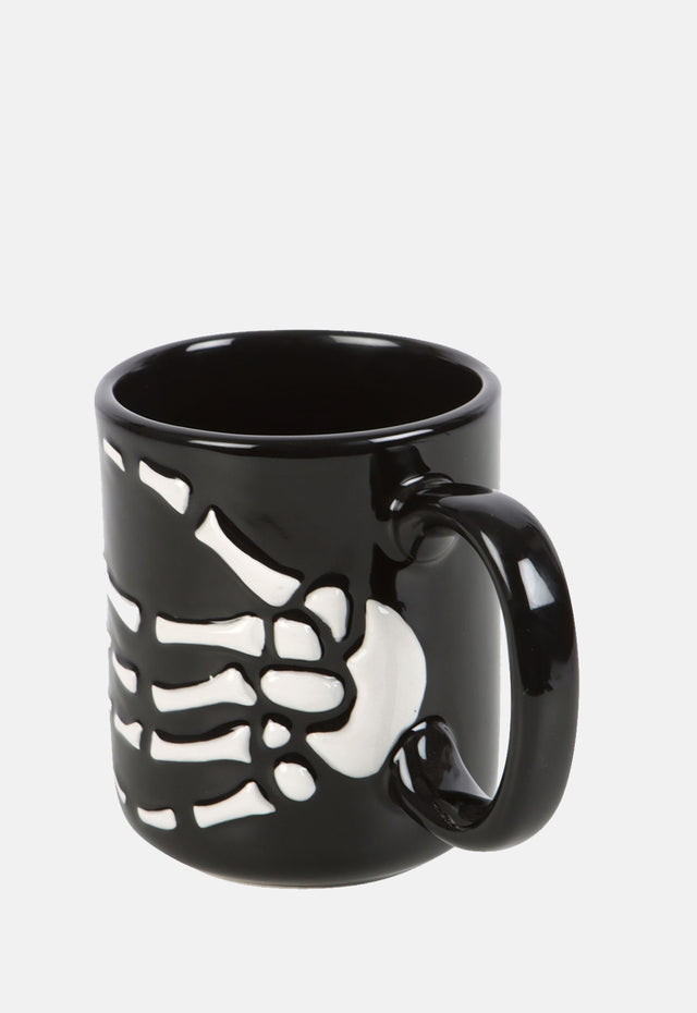 Skeleton Hand Mug