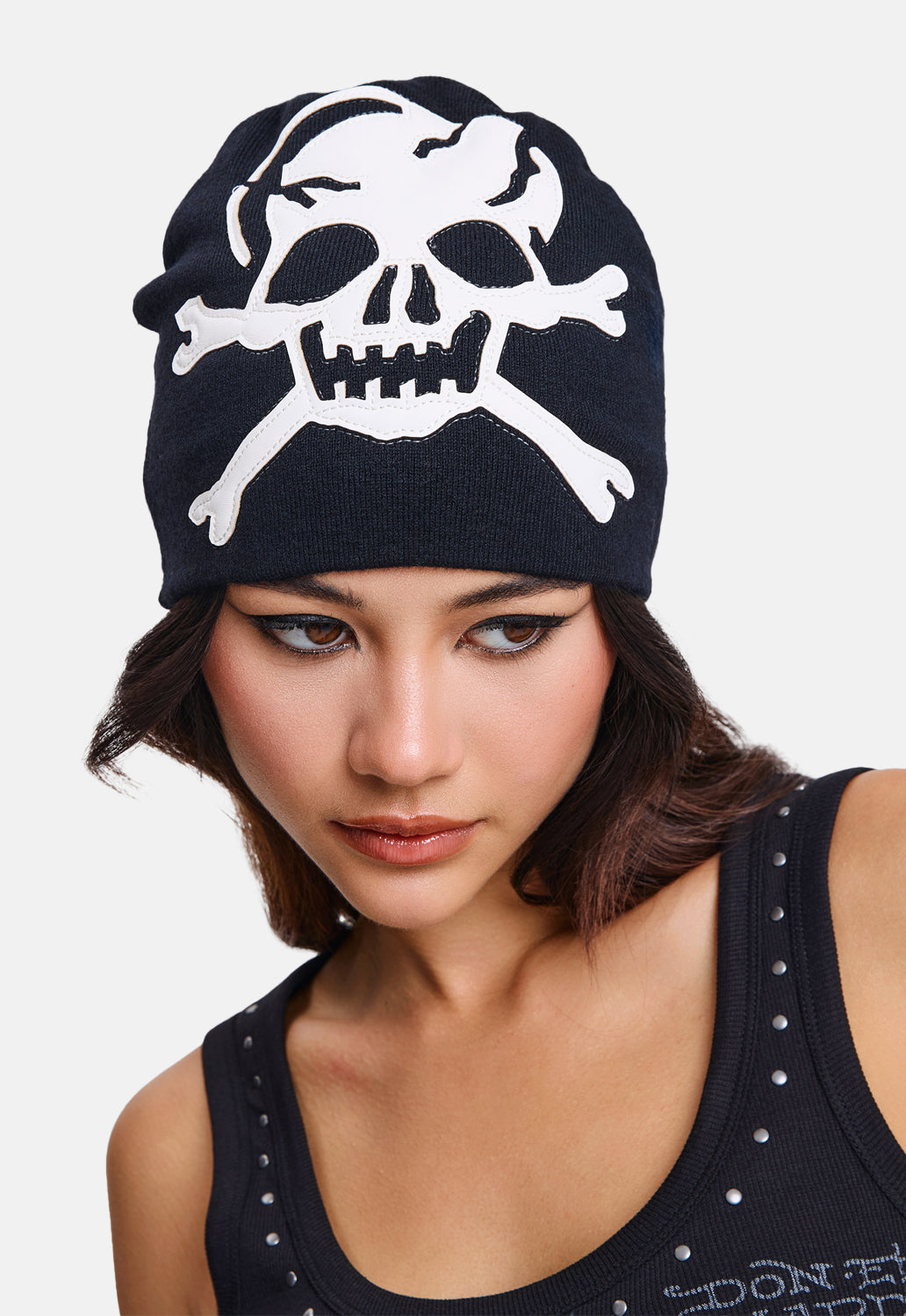 Skull Vegan Beanie