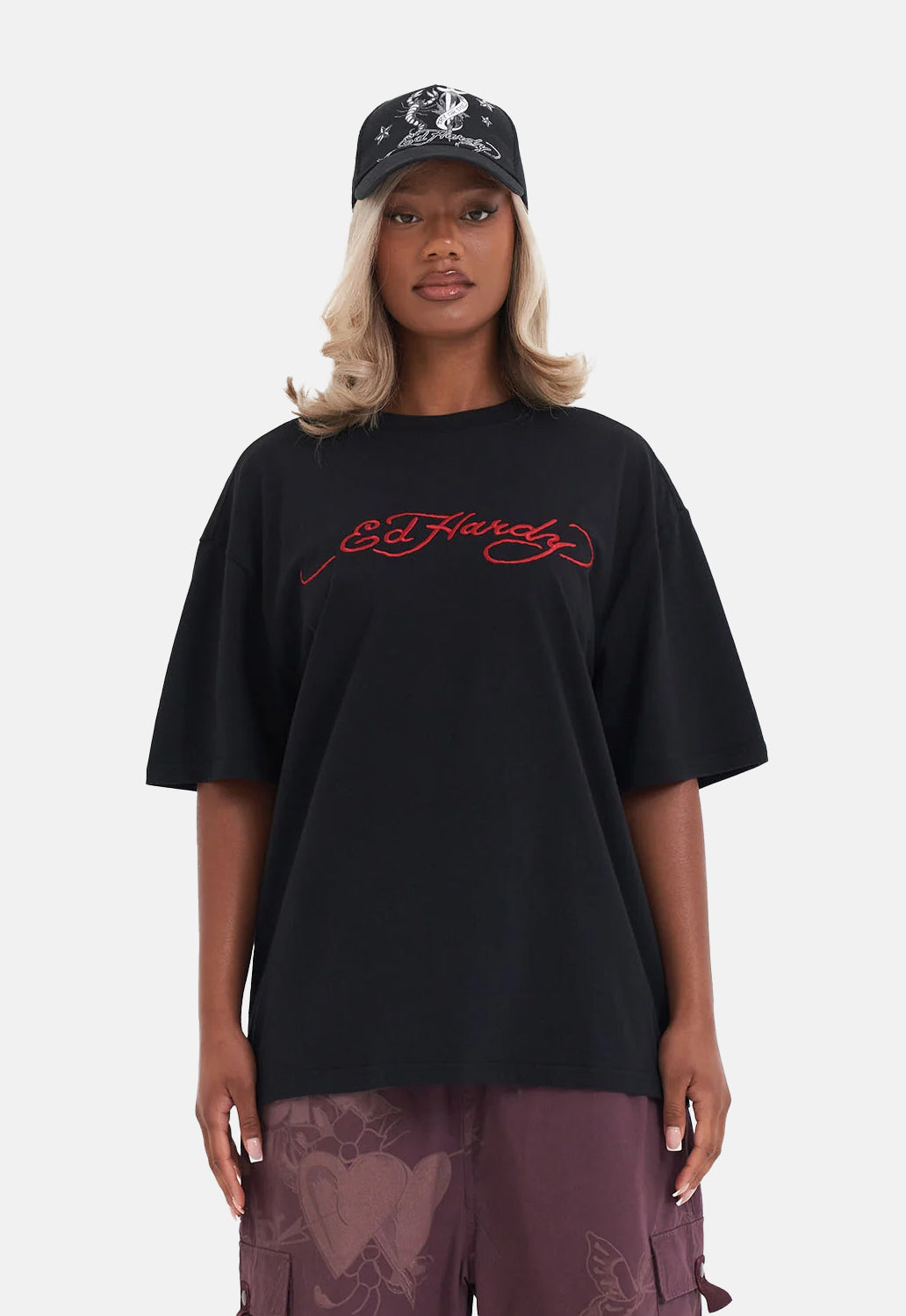 Snake Skull Back Print T-Shirt