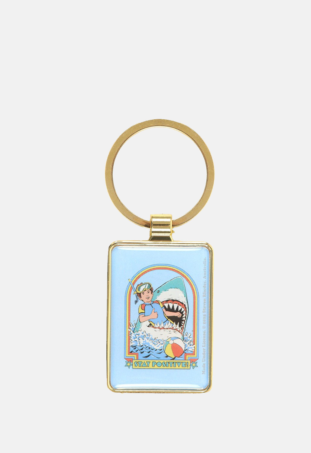 Stay Positive Keyring