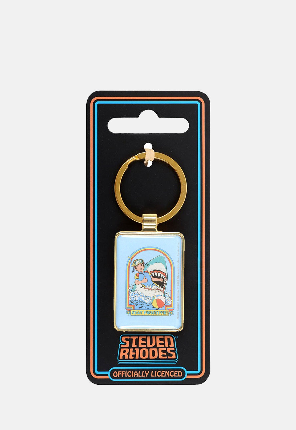 Stay Positive Keyring