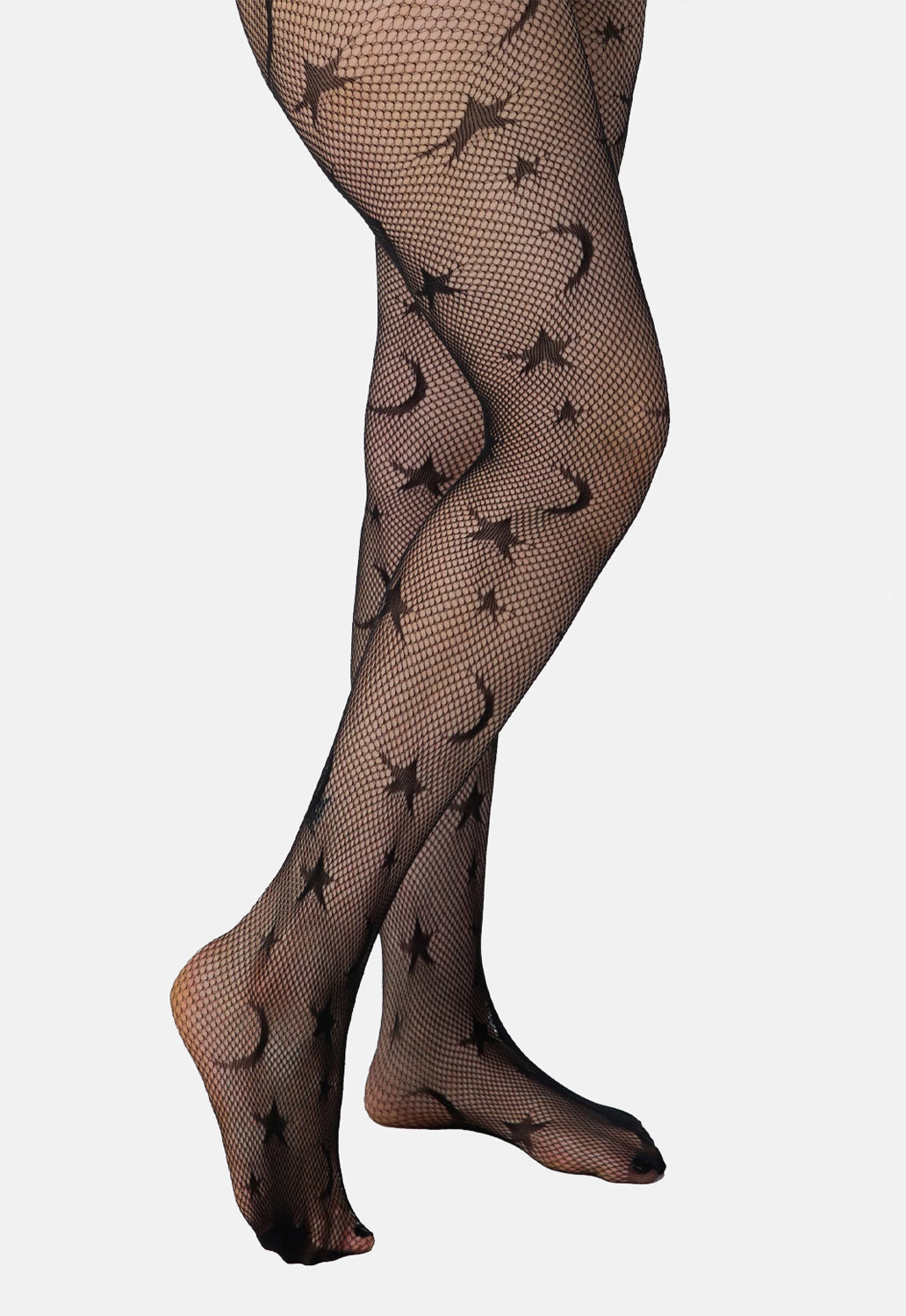 Stars And Moon Net Tights