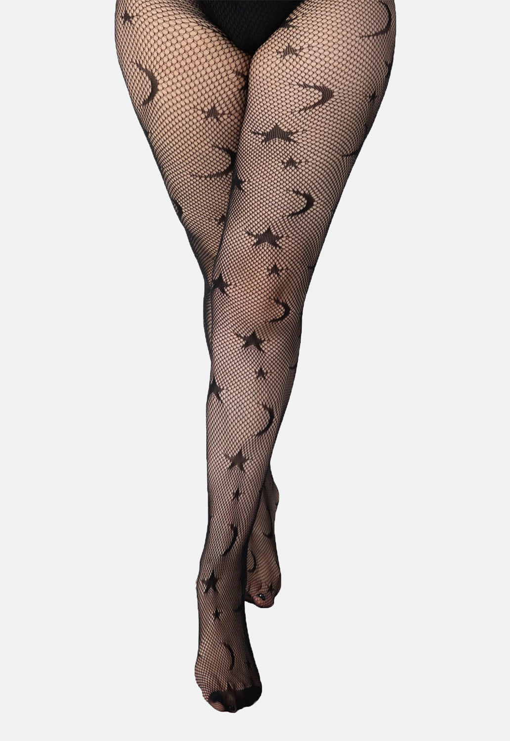 Stars And Moon Net Tights