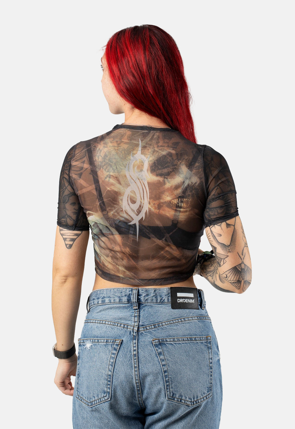 The End So Far Mesh Crop Top