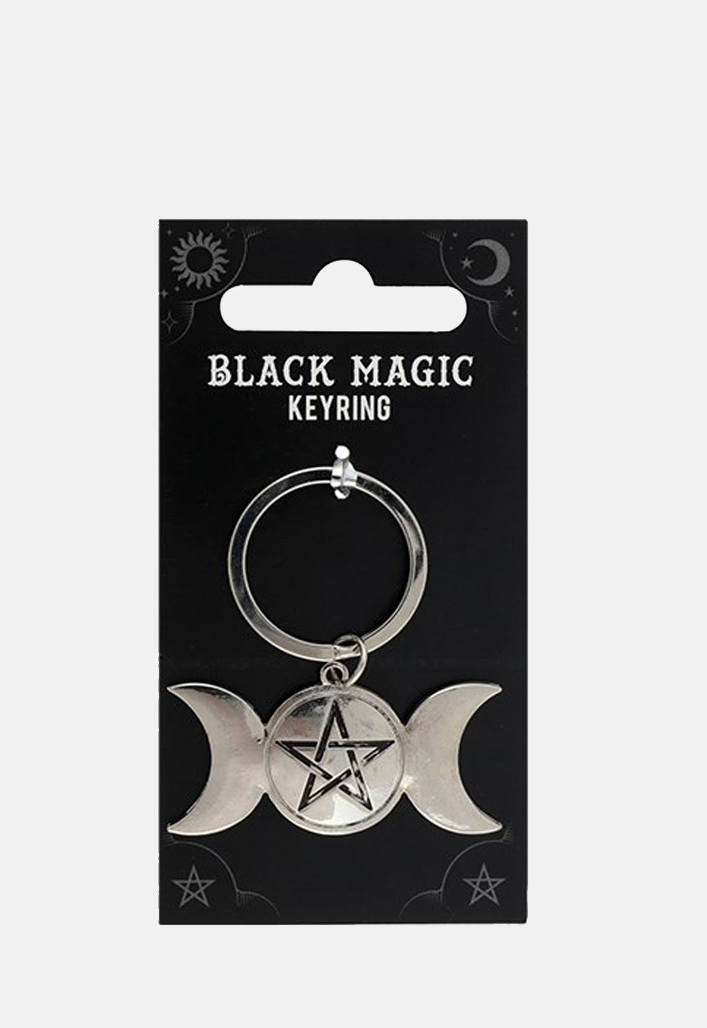 Black Magic Triple Moon Keyring