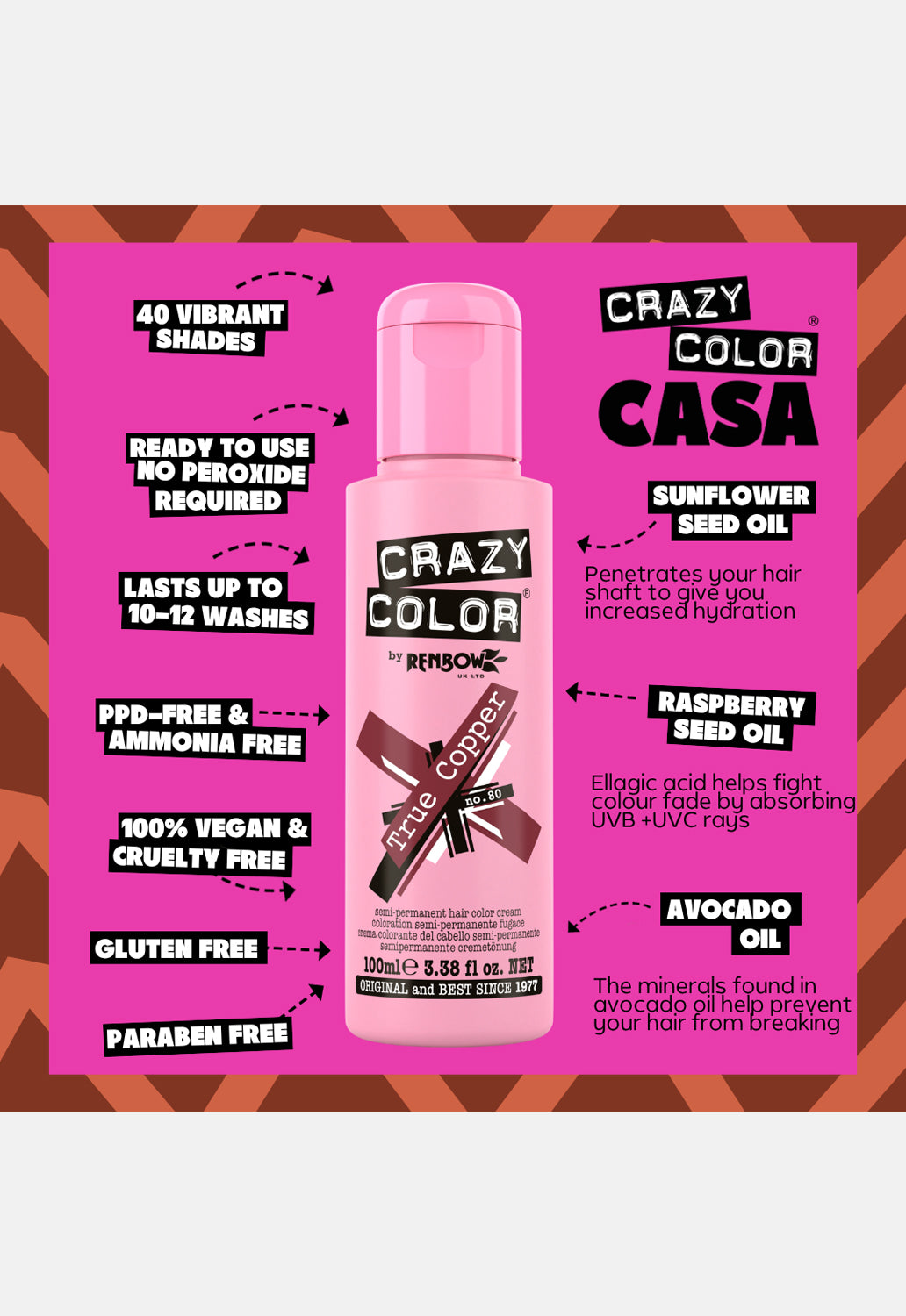 True Copper Hair Dye