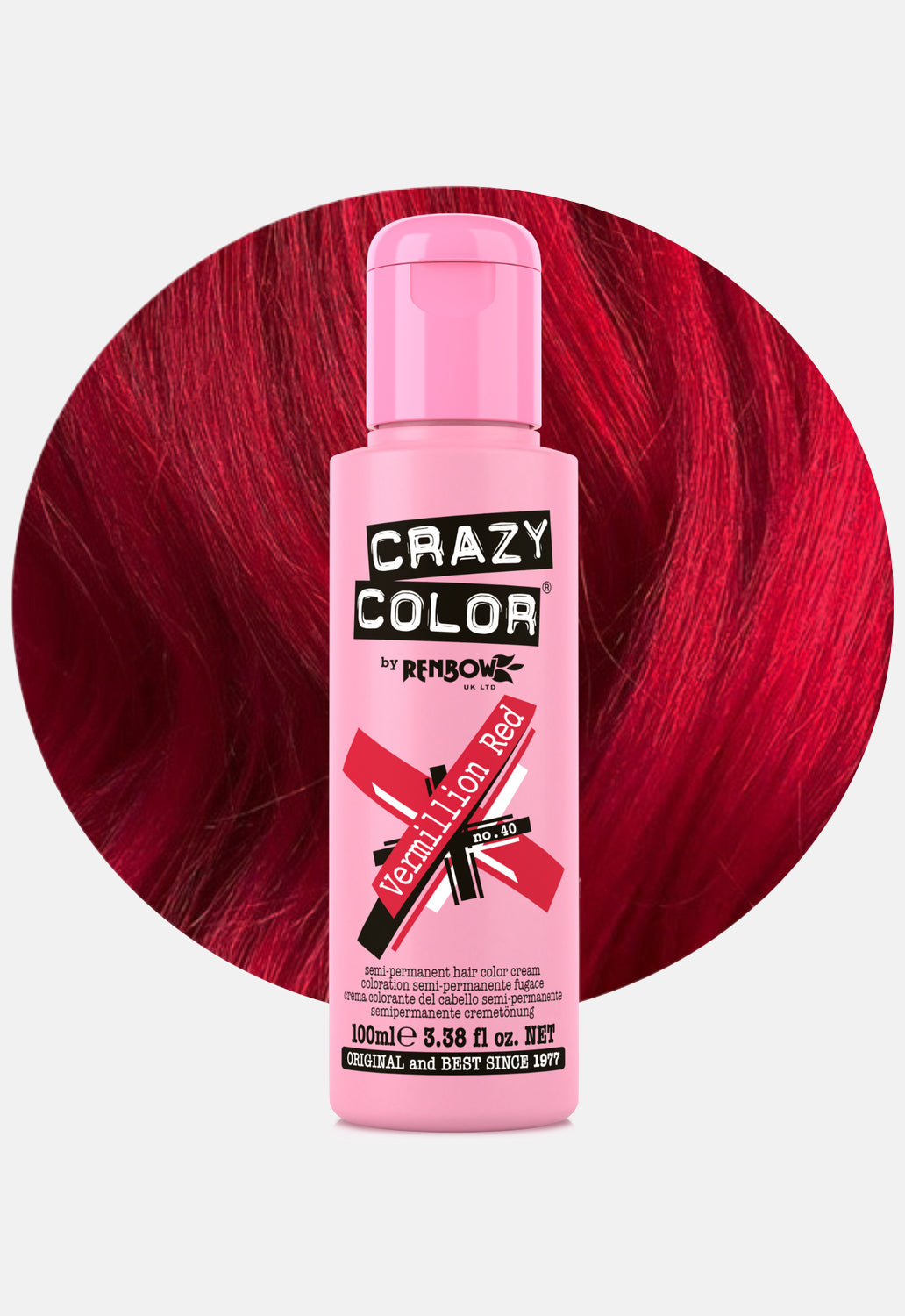 Vermillion Red Hair Dye