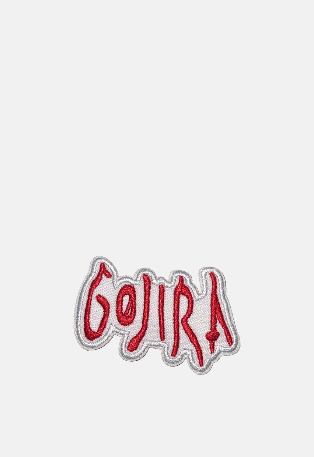 Red Text Logo Patch