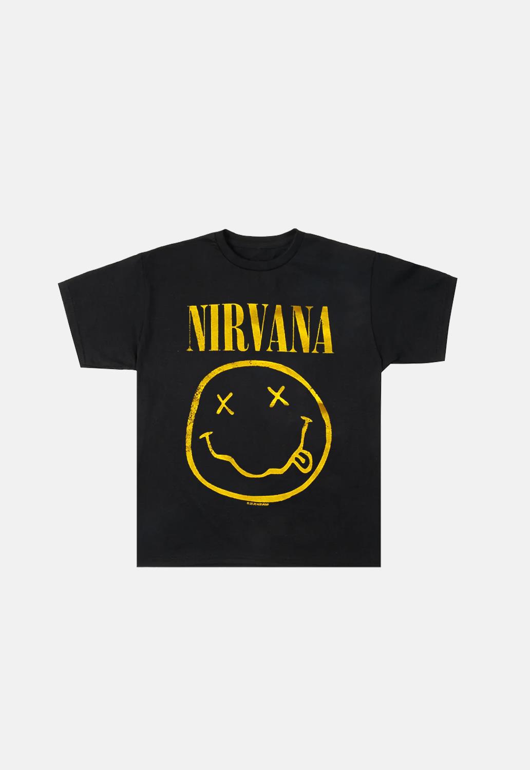 Yellow Happy Face Kids T-Shirt