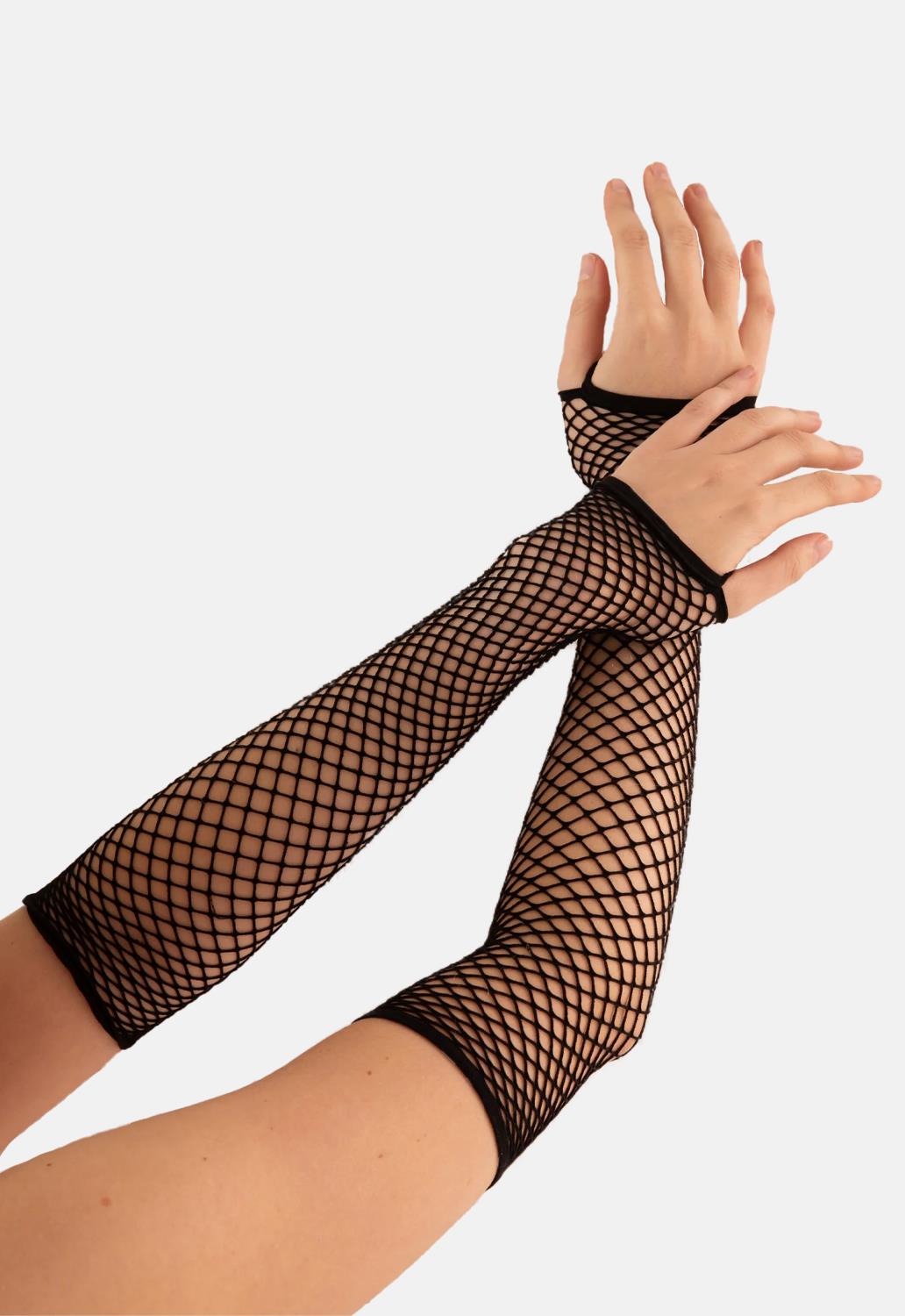 Large Net Sleeve Gloves