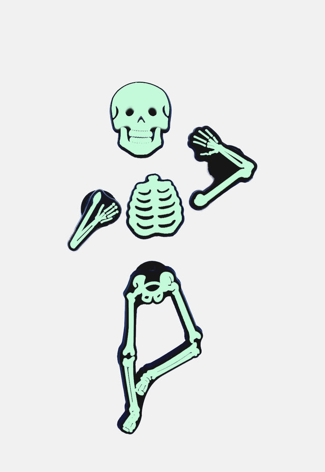 Skeleton 5 Pack Shoe Charms