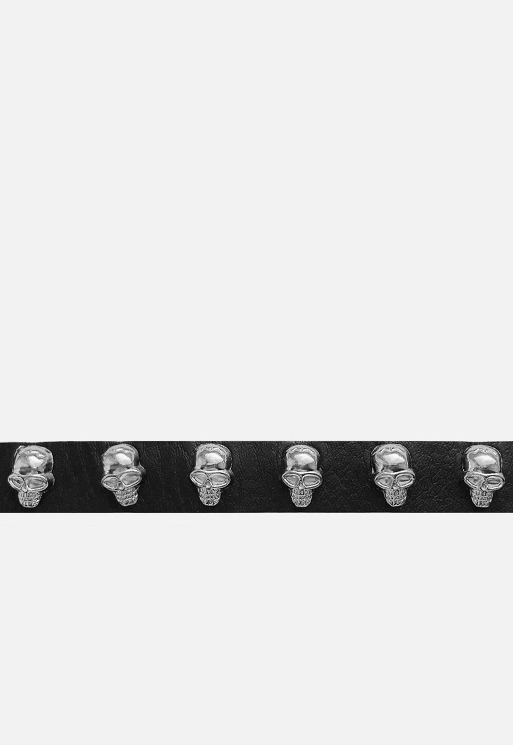 Skull Studded Choker