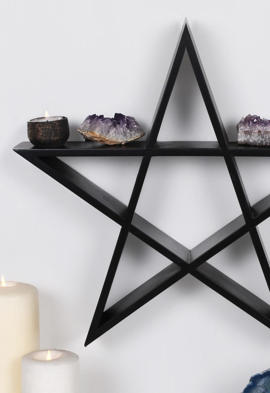 Pentagram Wall Shelf