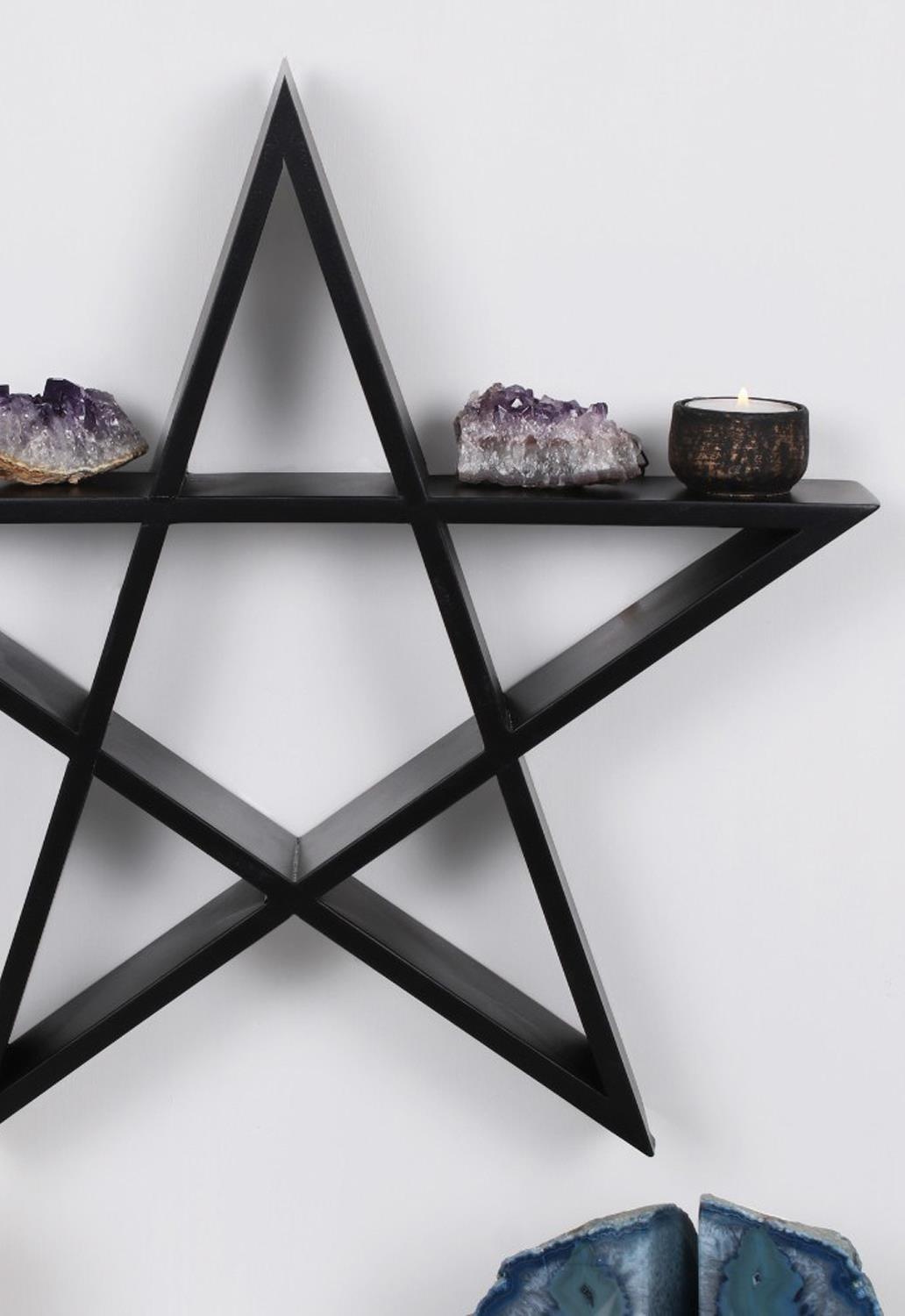 Pentagram Wall Shelf