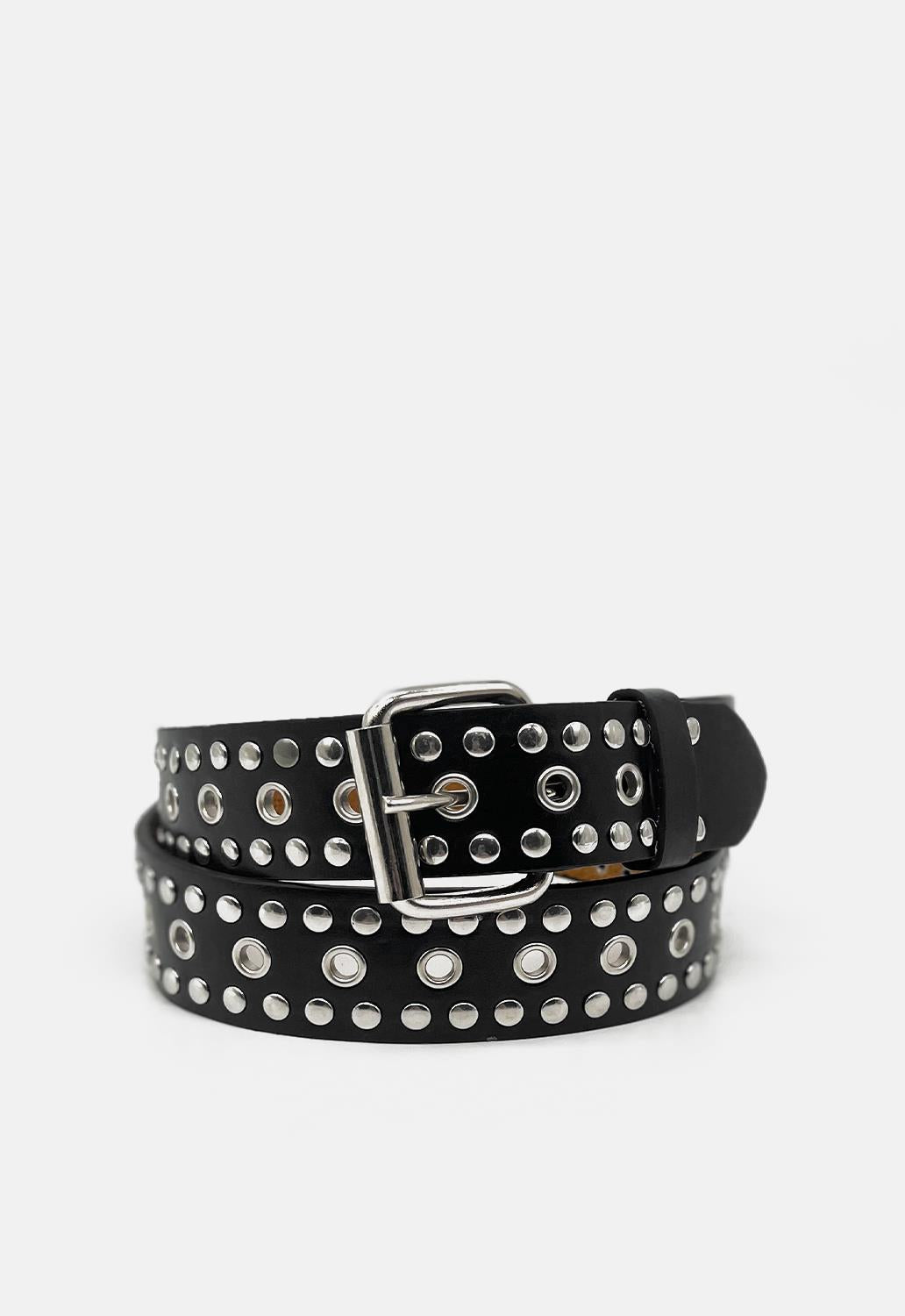3 Row Rivet Studded Belt