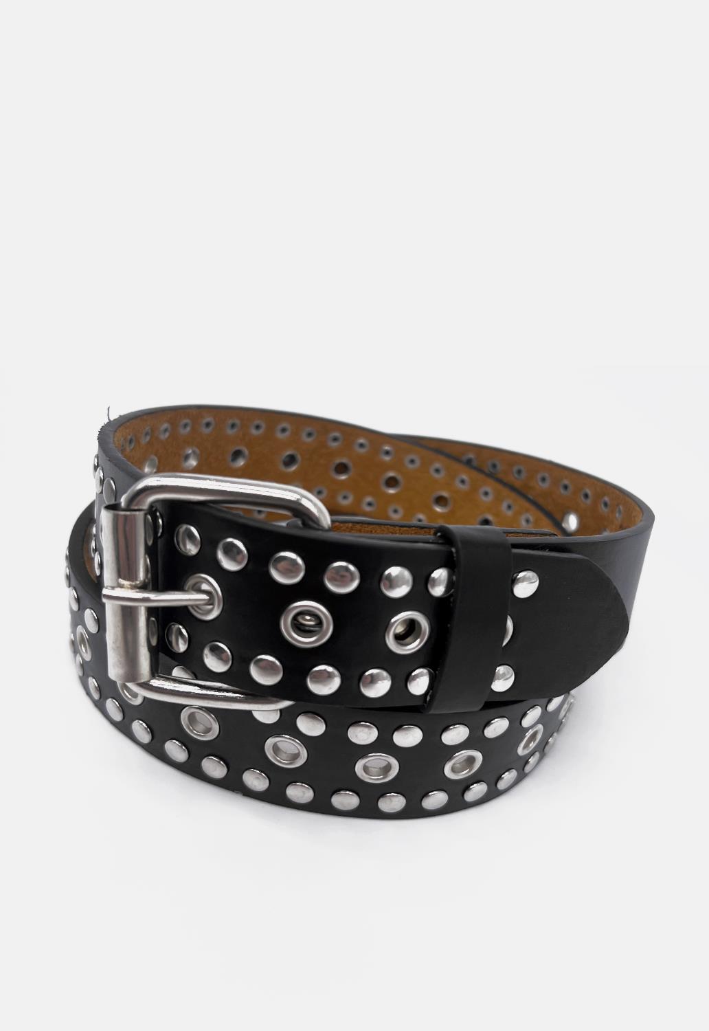 3 Row Rivet Studded Belt