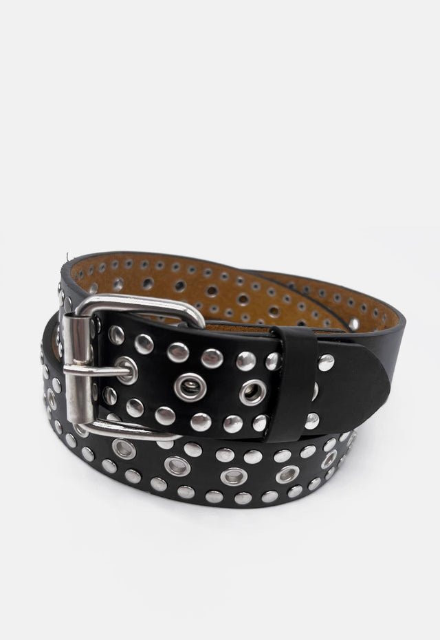 3 Row Rivet Studded Belt