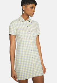 Gingham Shirt Dress