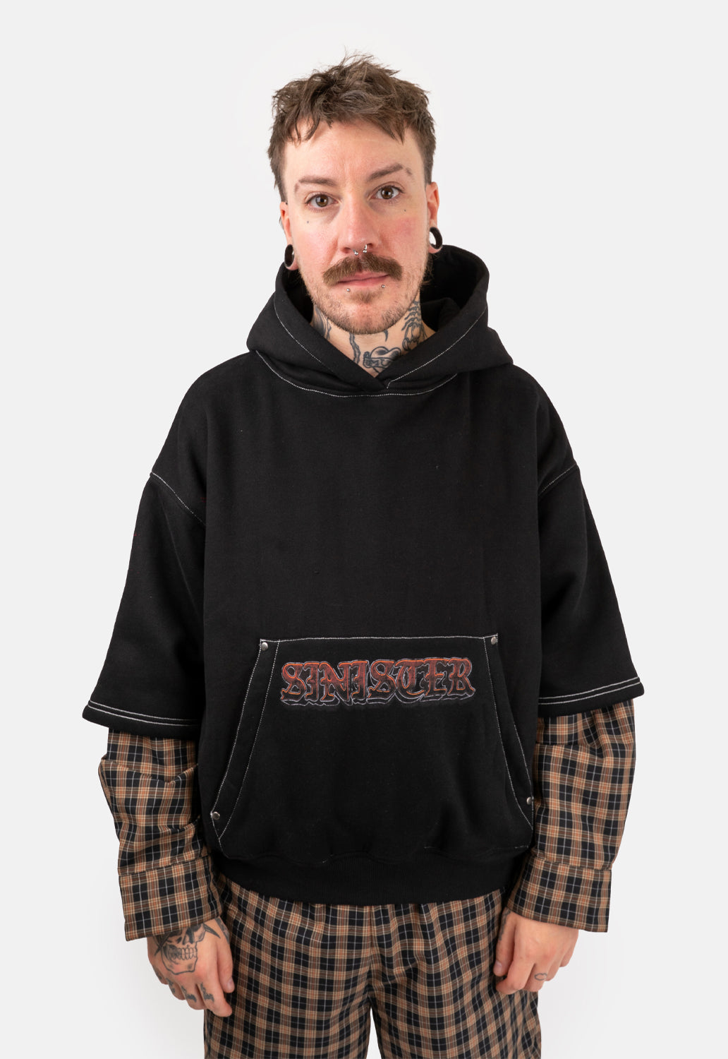 Able Double Layered Printed Hoodie