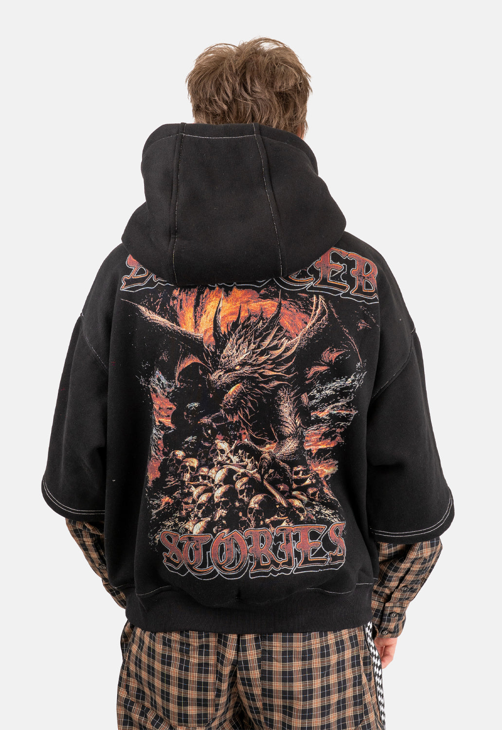 Able Double Layered Printed Hoodie