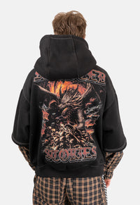 Able Double Layered Printed Hoodie