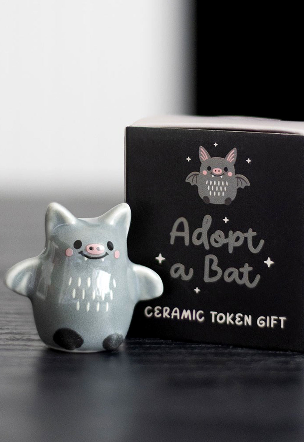 Adopt A Bat Ceramic Token Gift