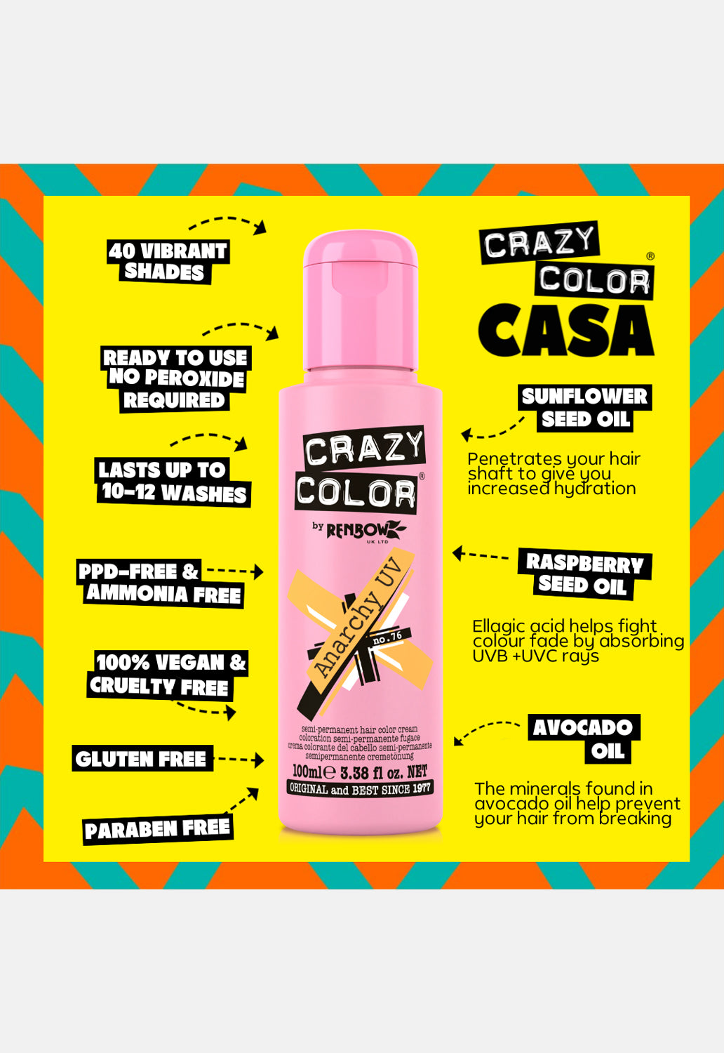 Anarchy Hair Dye