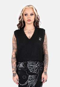 Anslie Graphic Knit Vest