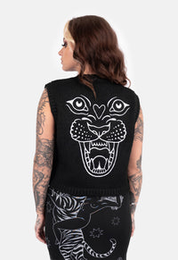 Anslie Graphic Knit Vest