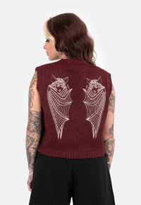 Anslie Graphic Knit Vest