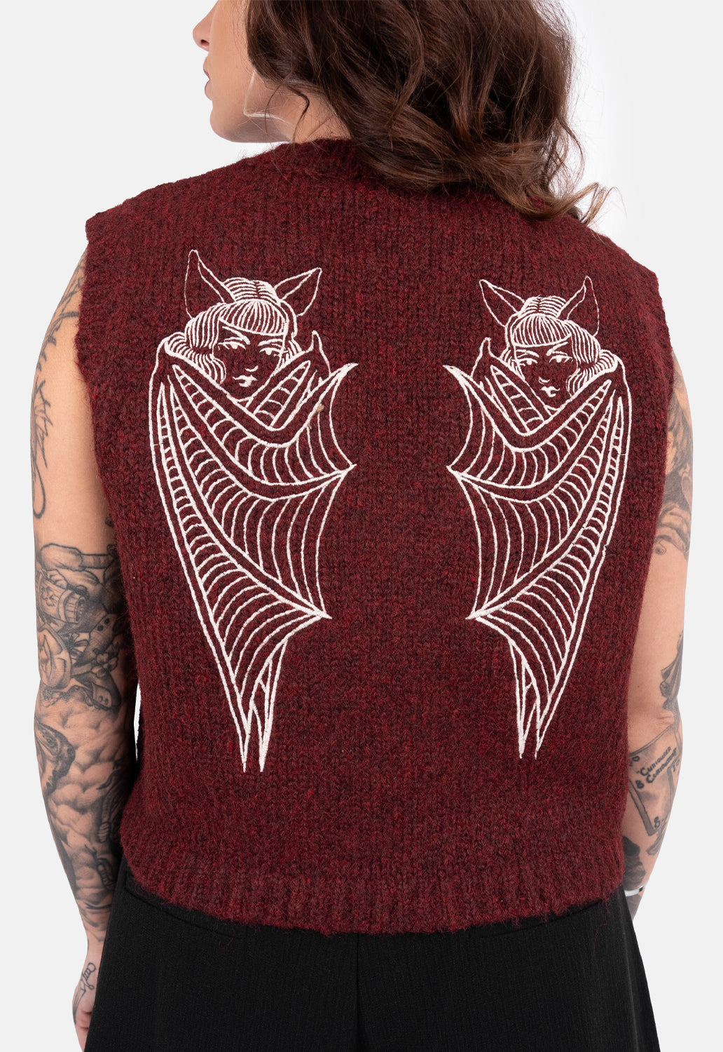 Anslie Graphic Knit Vest