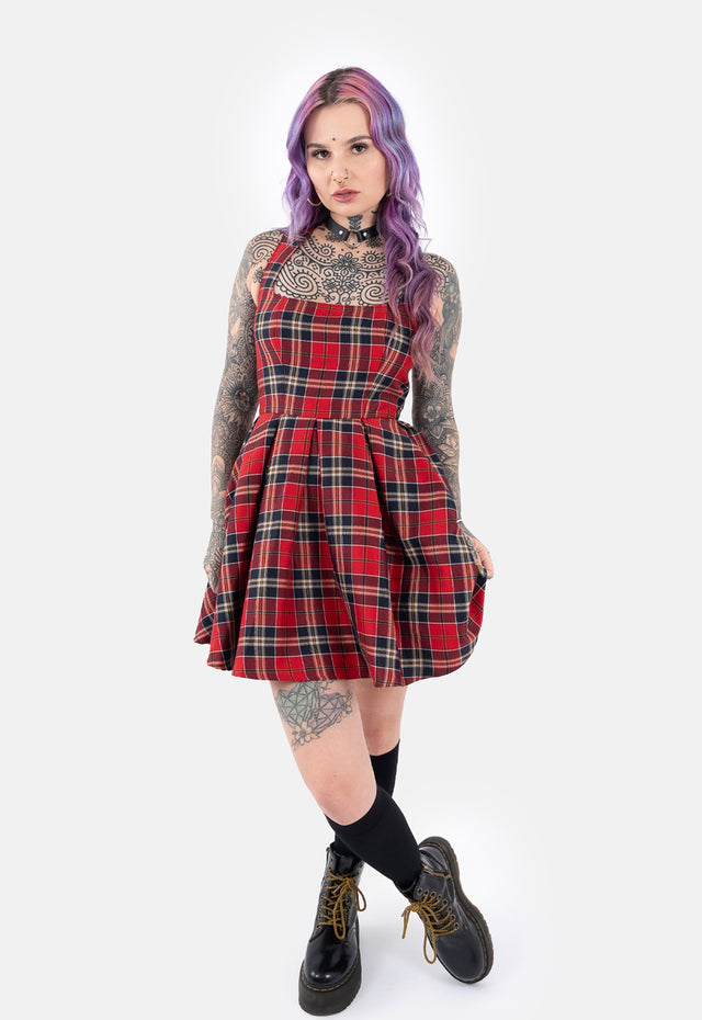 Ashlee Check Skater Dress