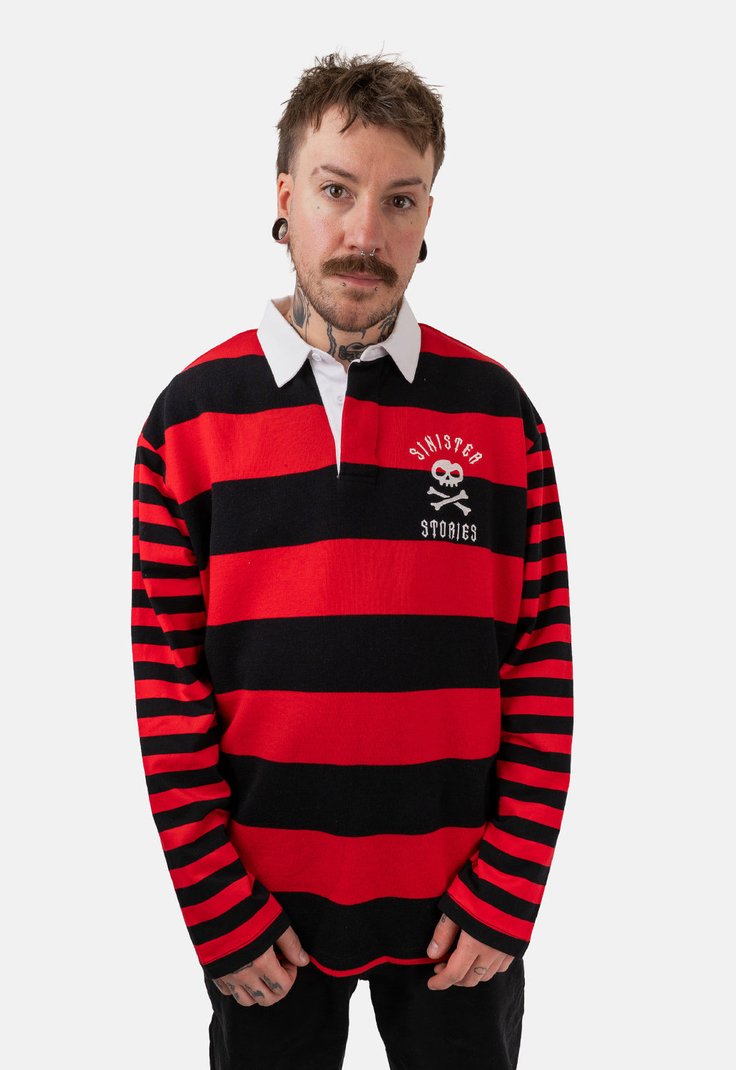 Aster Striped Rugby Polo