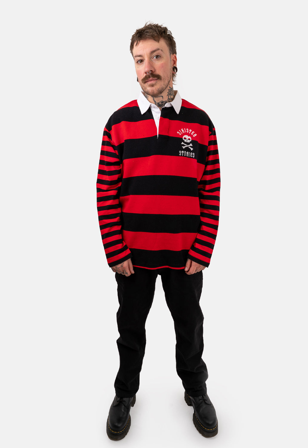 Aster Striped Rugby Polo