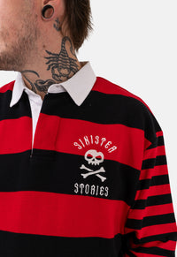 Aster Striped Rugby Polo