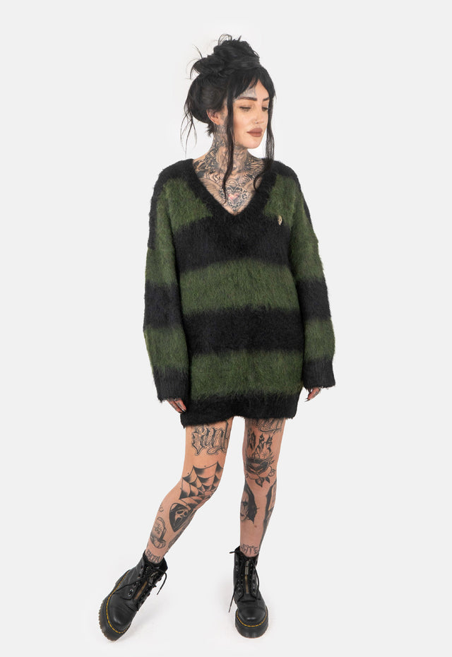Autumn Oversized V-Neck Knit