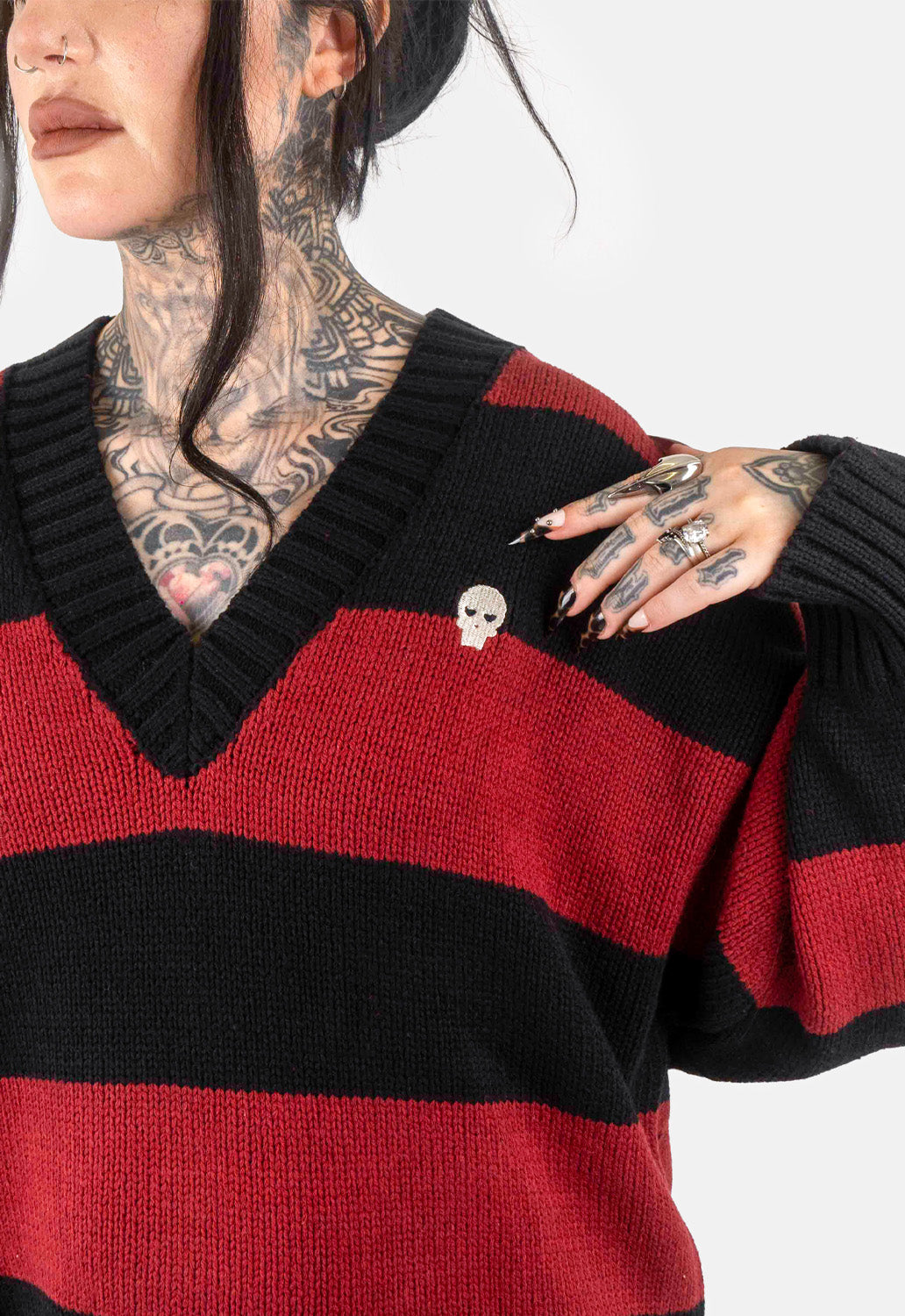 Autumn Oversized V-Neck Knit