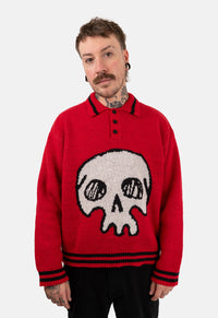 Axton Graphic Knit Rugby Polo