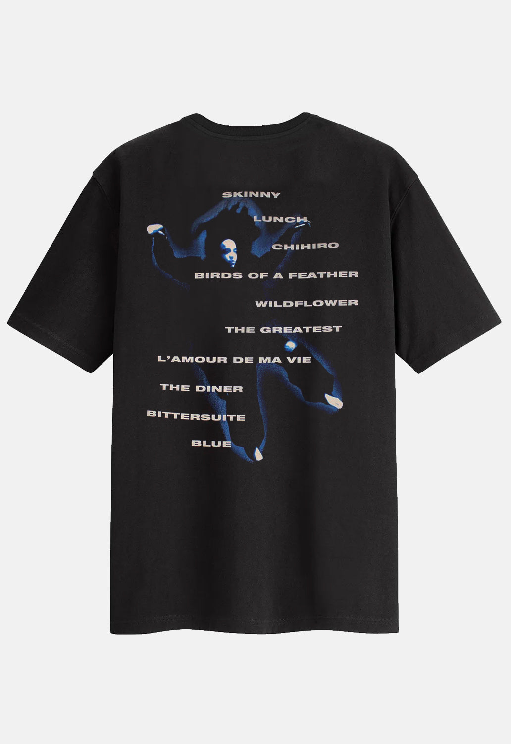 トップス FUTURE ARCHIVE DAMAGE CHECK NEL SHIRT S Hit Me Hard & Soft Tracklist T-Shirt – DMG SCY