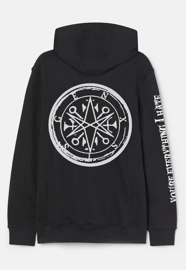 Metal Logo Genxsis Zip Hoodie