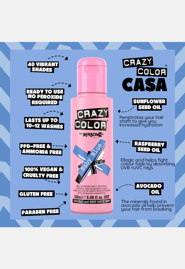 Baby Blue Hair Dye