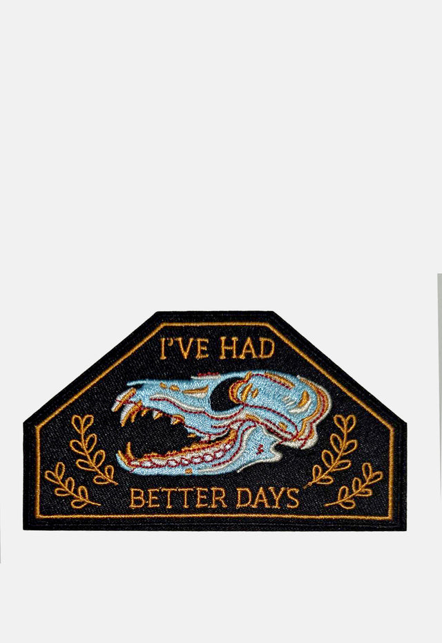 Better Days Skull Patch