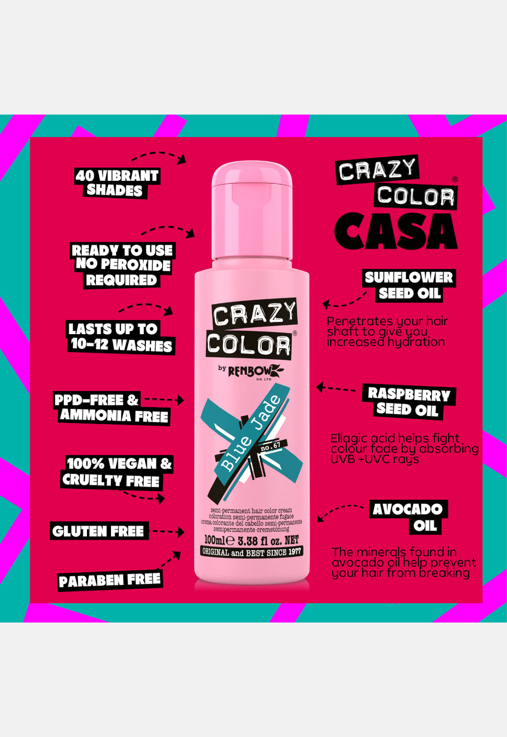 Blue Jade Hair Dye