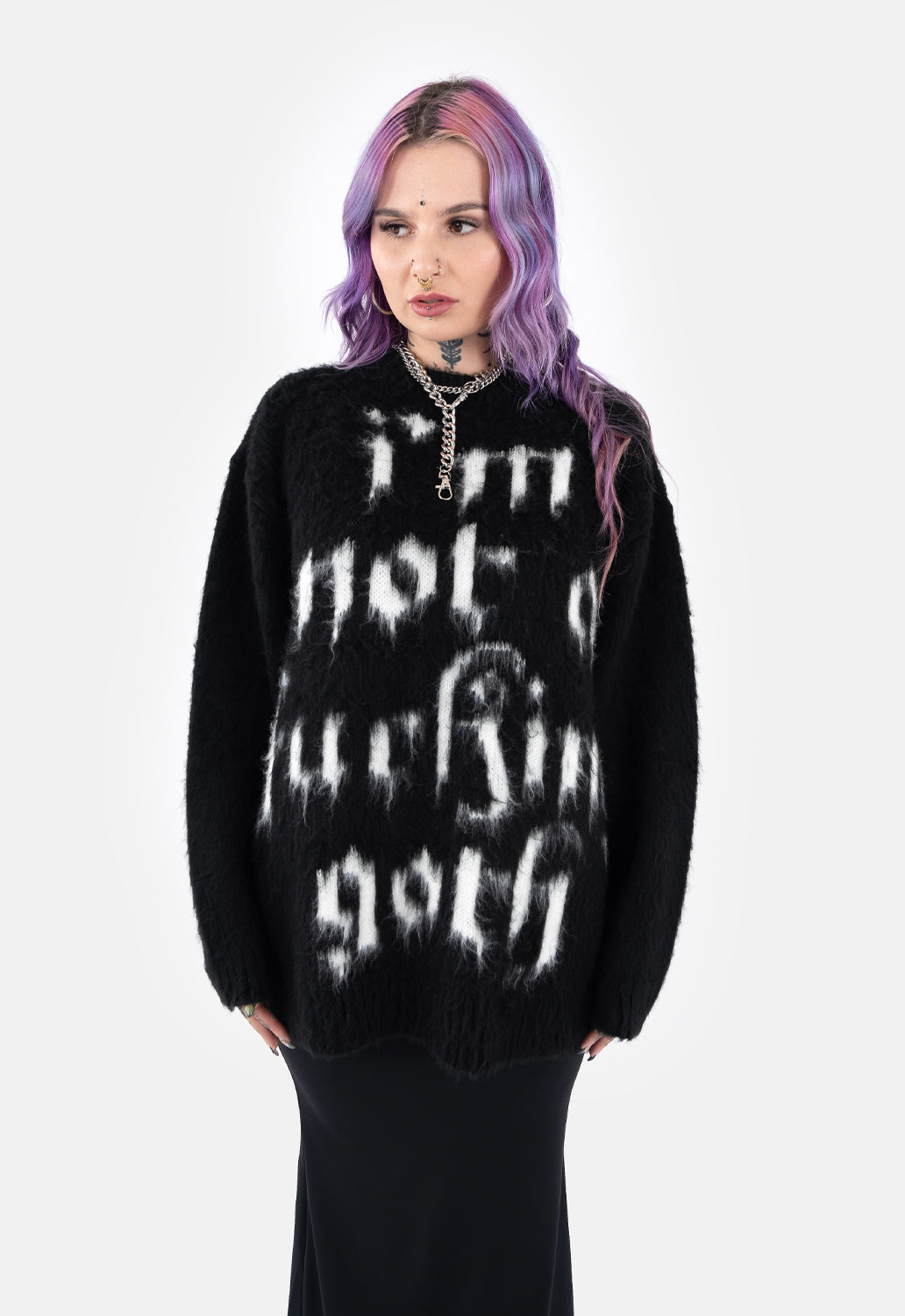 Brat Oversized Slogan Knit