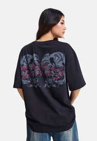 Brave Hearts Stay True Washed Relaxed T-Shirt